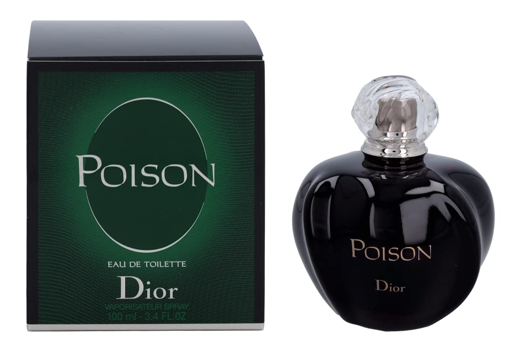 Christian Dior Poison Eau De Toilette Spray For Women, 3.4 Ounce