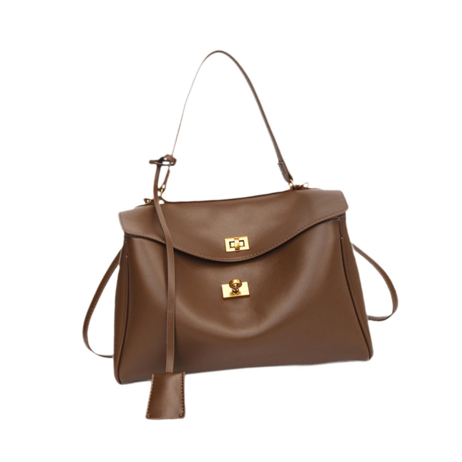 Enakshi Women Shoulder Bag With Adjustable Shoulder Strap For Party Commuting Street Brown|Clothing, Shoes & Accessories | Women
