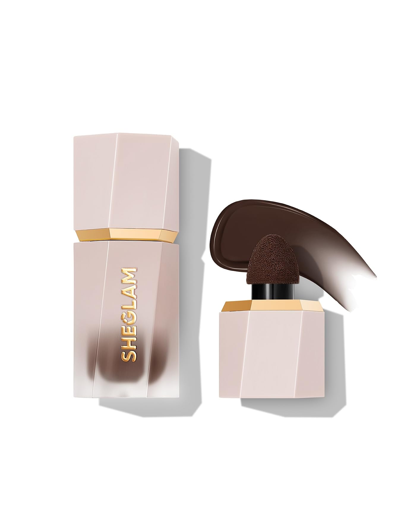 SHEGLAM Sun Sculpt Cool Toned Liquid Contour Stick Long Lasting Cream Bronzer Makeup - Camel Suede
