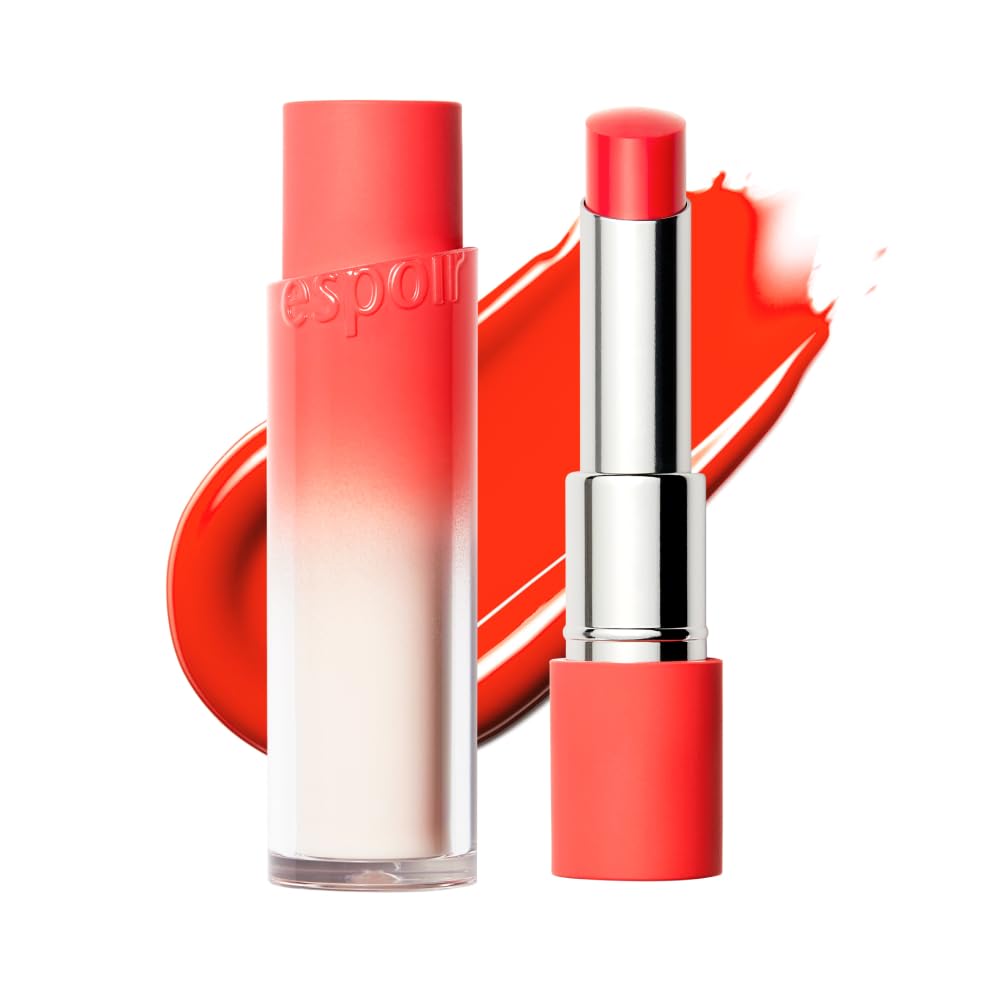 Espoir Lipstick Nowear Balming Glow #1 Vividy 0.1Oz | Lightweight Moisturizing Lip | Long-Lasting Vibrant Color | Non-Sticky Sof