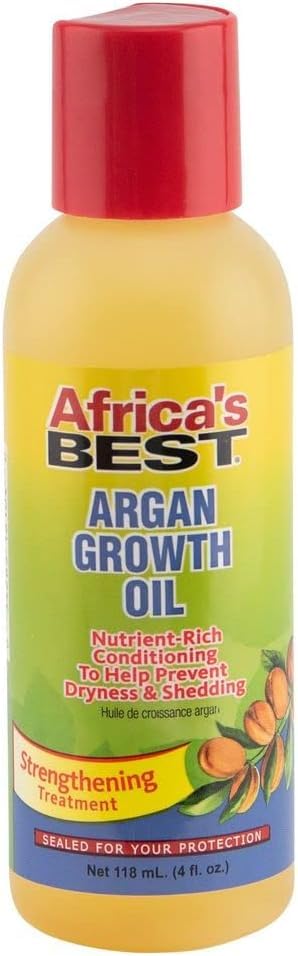Africa's Best - Argan Growth Oil, Nutrient Rich Formula, Strengthens Hair, Stimulates Hair Growth, Conditions to Help Prevent Dr