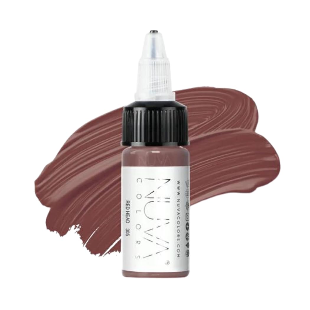 Nuva Scalp MicroPigmentation Ink  Customizable, Neutral Undertone for SMP Procedures, Vegan, Made in USA (Red Head)