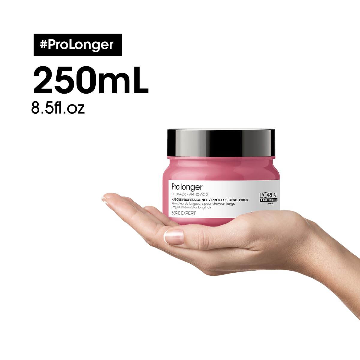 LOreal Professionnel Pro Longer Mask  Reduces Breakage & Appearance of Split Ends Adds Softness & Shine  For Thin & Fine Hair Ty