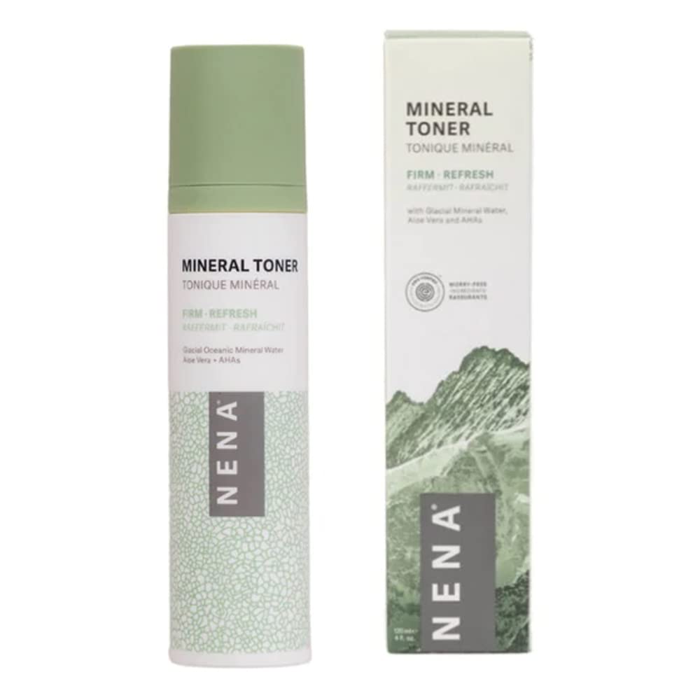 NENA AllNatural Mineral Toner for Face | Naturally Hydrates, Firms, and Refreshes All Types of Skin, Vegan Friendly, Gluten, Su