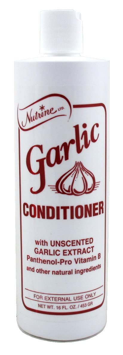 Nutrine Garlic Conditioner with Uncented 16oz (Pack of 2)