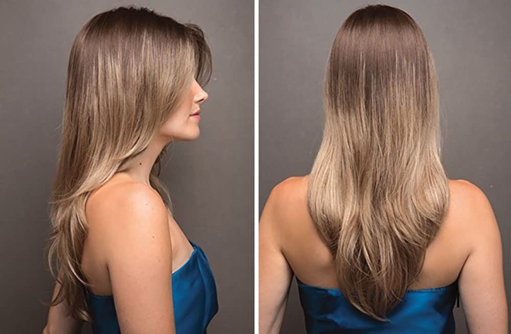 Noriko Angelica Synthetic Wig by Rene of Paris and Wig Lift Comb - Chocolate Swirl - Bundle 2 Items