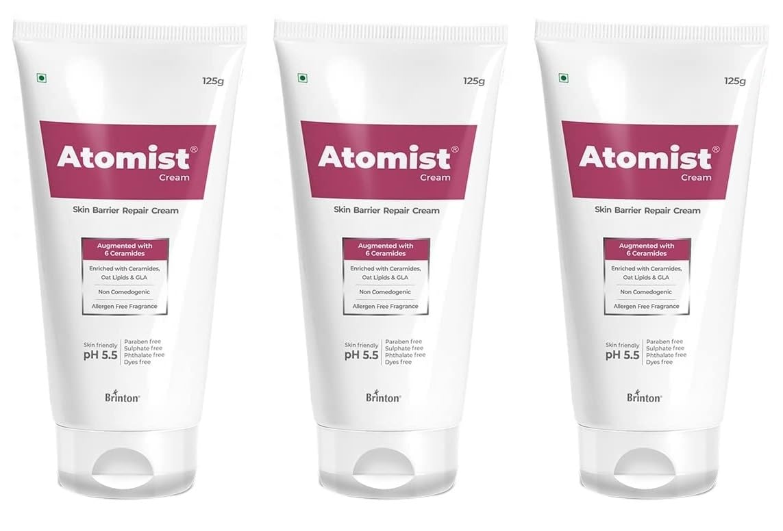 Brinton Atomist Skin Barrier Repair Cream For Dry & Itchiness | Enriched With Ceramides & Oat Lipids | Non-Comedogenic & Dermato