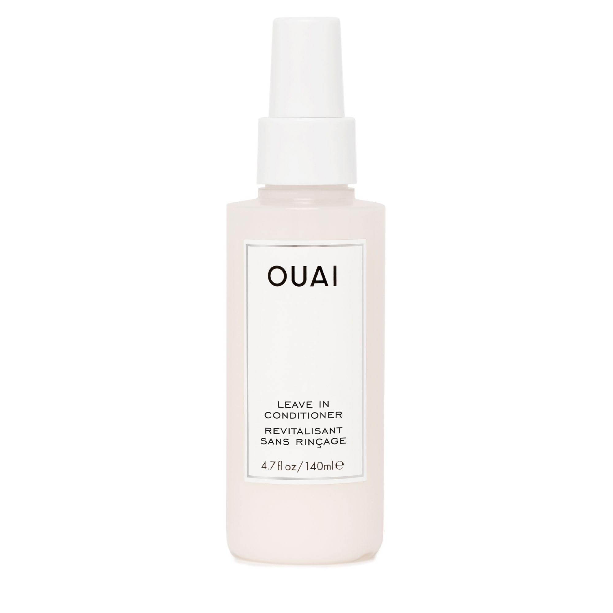 OUAI Leave In Conditioner & Heat Protectant Spray - Prime Hair for Style, Smooth Flyaways, Add Shine and Use as Detangling Spray