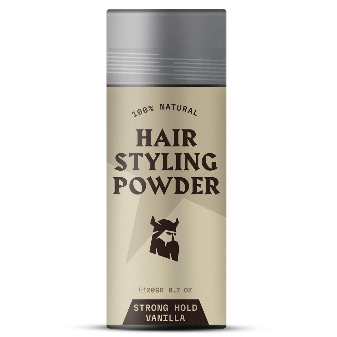 Striking Viking Hair Styling Powder  Strong Hold, 0.7 Oz, Vanilla Scent