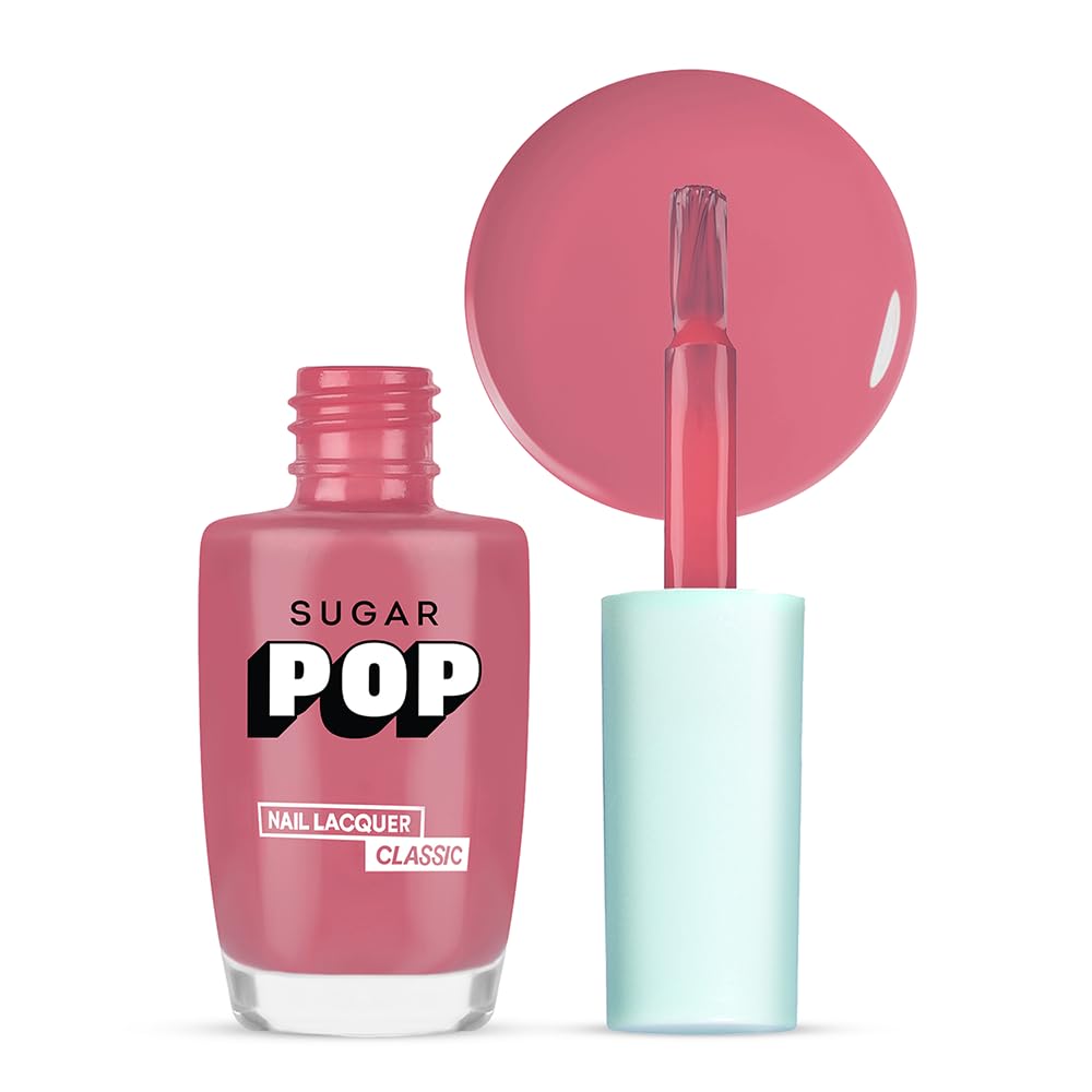 Sugar Pop Nail Lacquer 35 Powder Pink  10 Ml | High Shine | LongLasting | Chip Resistant | Quick Drying