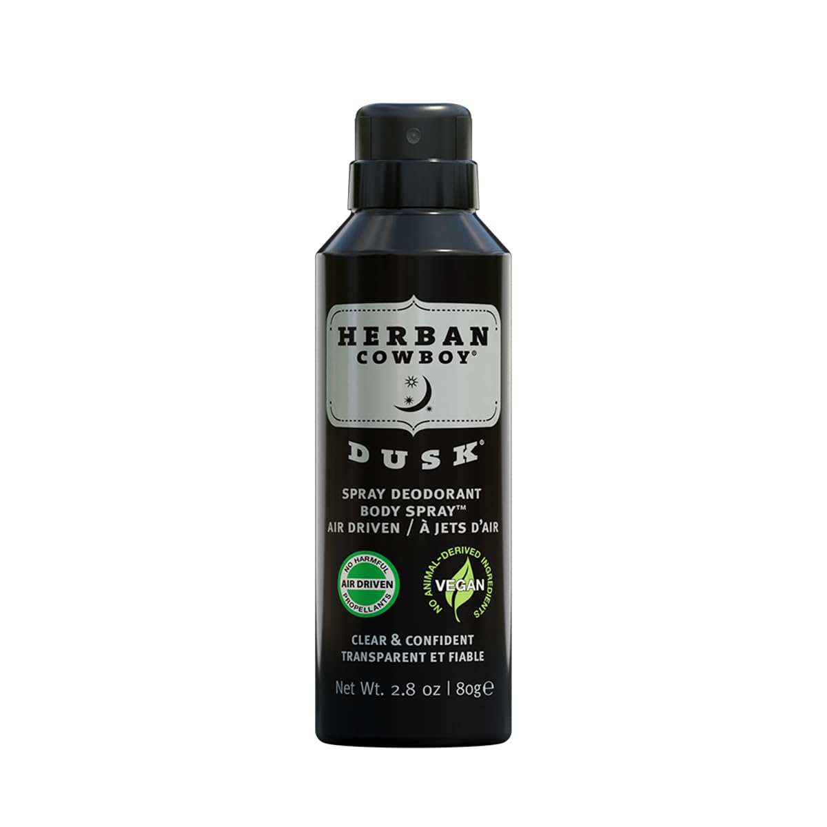 Herban Cowboy Dusk Body Spray Deodorant with Hints of Cedar, Lavendar, Lime, and Sandalwood (2.8 oz)