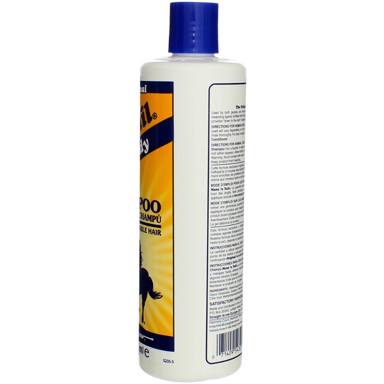 Mane 'n Tail & Body Shampoo for Shiny & MANAGEABLE Hair 12 oz For Horses and Humans