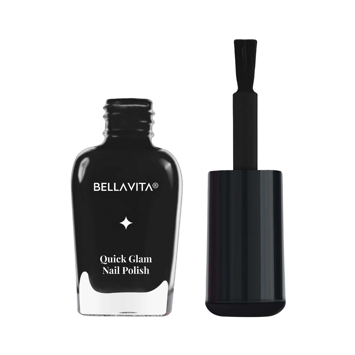 Bellavita Nail Polish| Vibrant Color Lustrous Shine Long Lasting | Chip Free Fast Dry Formula | Smooth Application | Clear Night