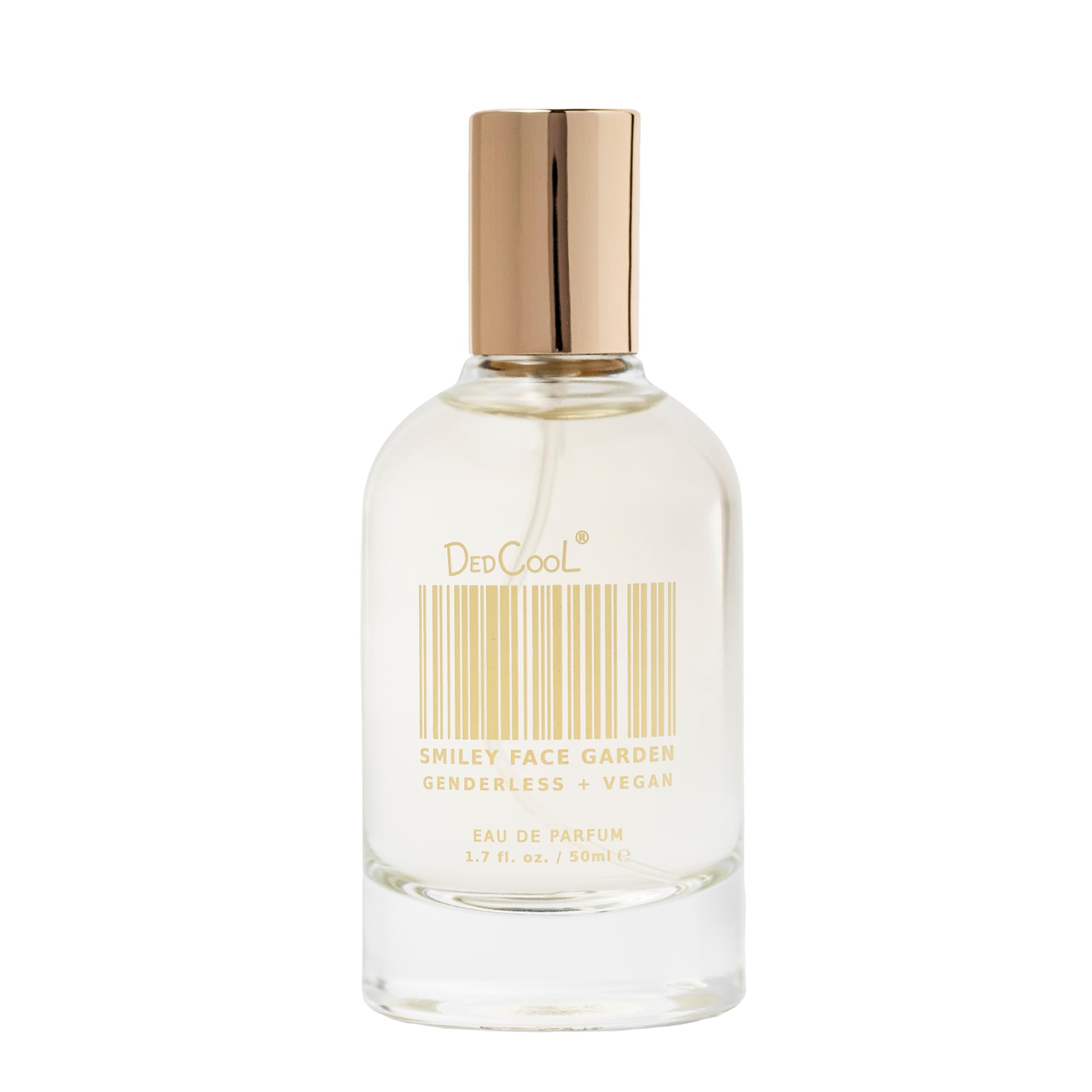 DedCool Eau de Parfum (Smiley Face Garden- 1.7 fl oz) With Notes of Rose, Guaiac Wood, Musk, Perfume for Men and Women, Luxury F