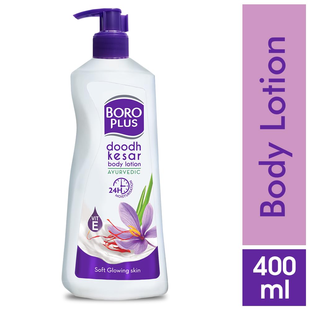 BOROPLUS Doodh Kesar Body Lotion, 400 Ml