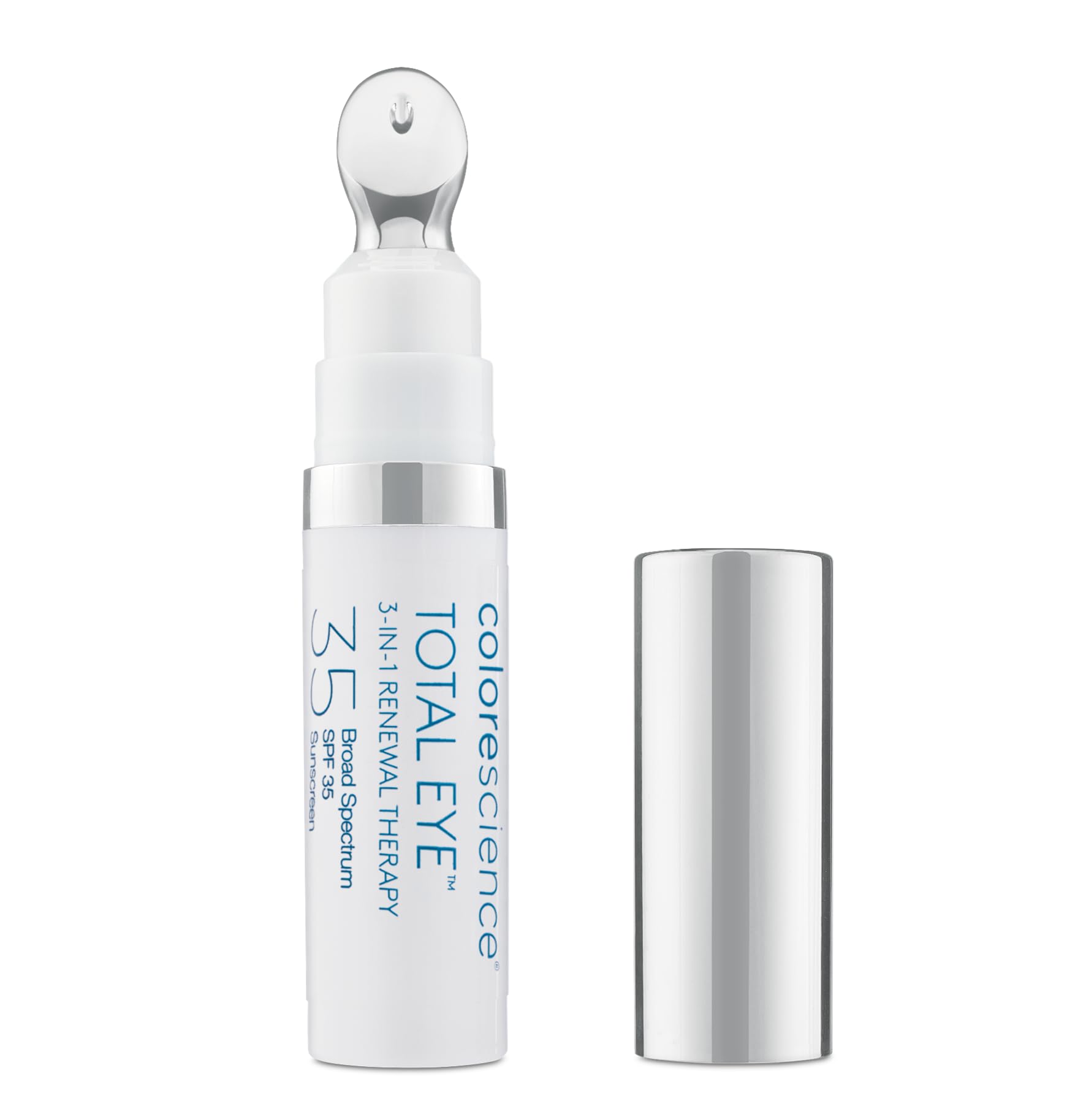 Colorescience Total Eye 3in1 AntiAging Renewal Therapy for Wrinkles & Dark Circles, SPF 35, Tan
