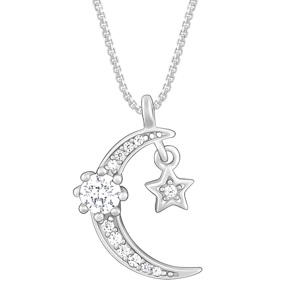 Giva 925 Silver Selene Pendant With Link Chain| Necklace To Gift Women & Girls | With Certificate Of Authenticity And 925 Stamp 
