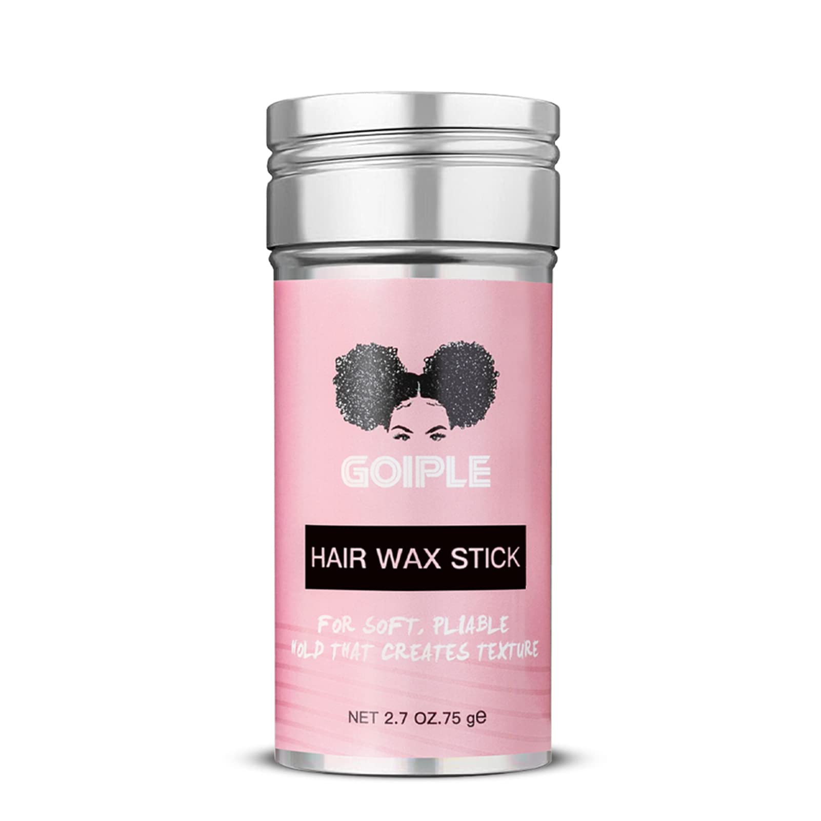 Wax Stick For Hair, Pomade Long-Lasting Wax, Smoothing & Slick Stick For Wigs, Styling Waxes For Fly Away & Edge Frizz Hair (2.7