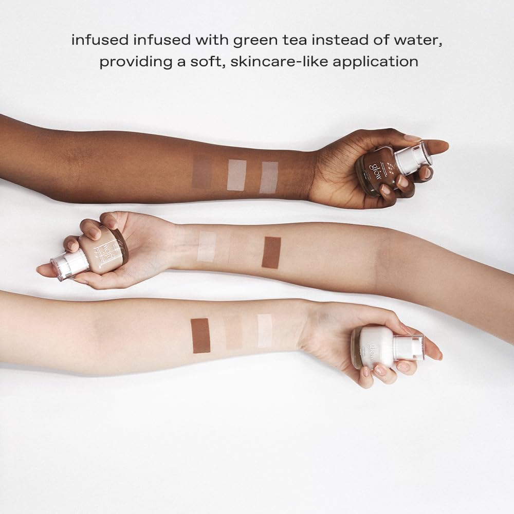 Glow Breathable Blemish Balm #Brown : Lightweight & Hydrating, Skincare-Like, Medium-Coverage Bb Cream Infused With Green Tea Wa