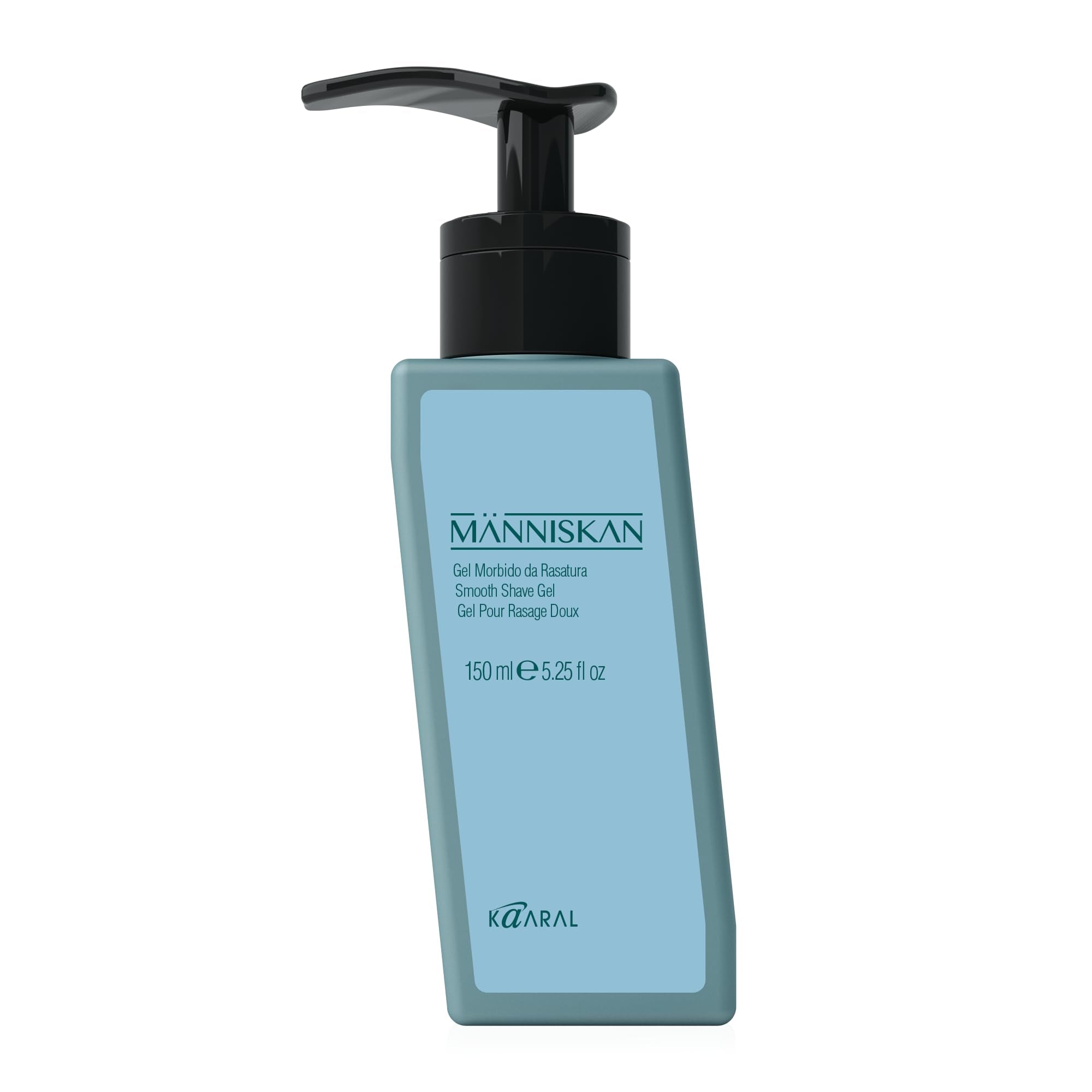Mnniskan Smooth Shave Gel, 150ml - Soft, Transparent Gel with Plant Extracts for a Comfortable, Precision Shave