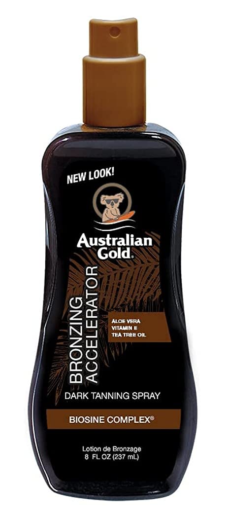 Australian Gold Accelerator Spray Gel With Bronzer 8 Ounce (237Ml) (6 Pack)