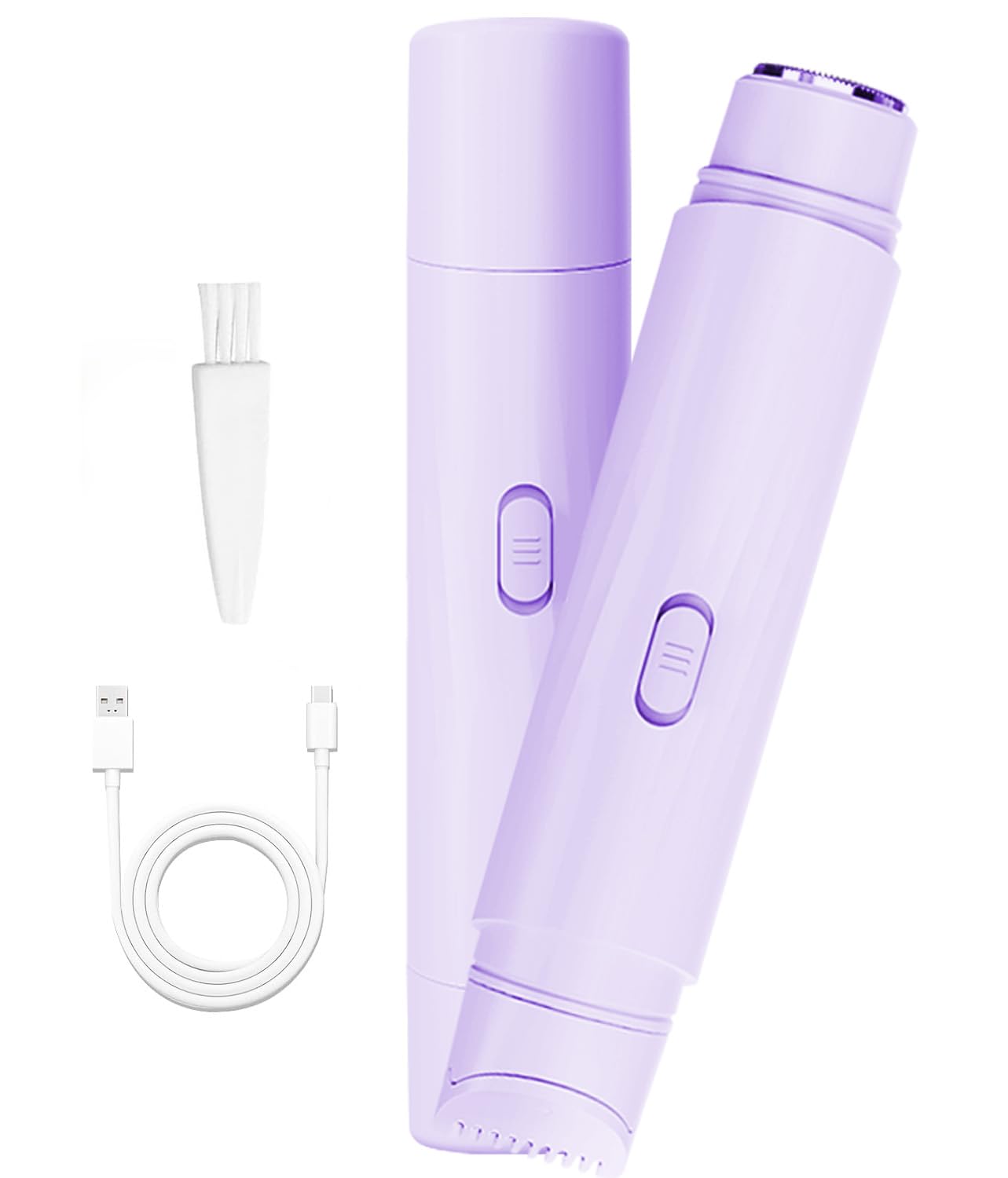 New Pinsliee Electric Razors for Women, Glowhave Double Headed Bikini Trimmer, Body Hair Shaver, Travel Razors for Women, Suitab