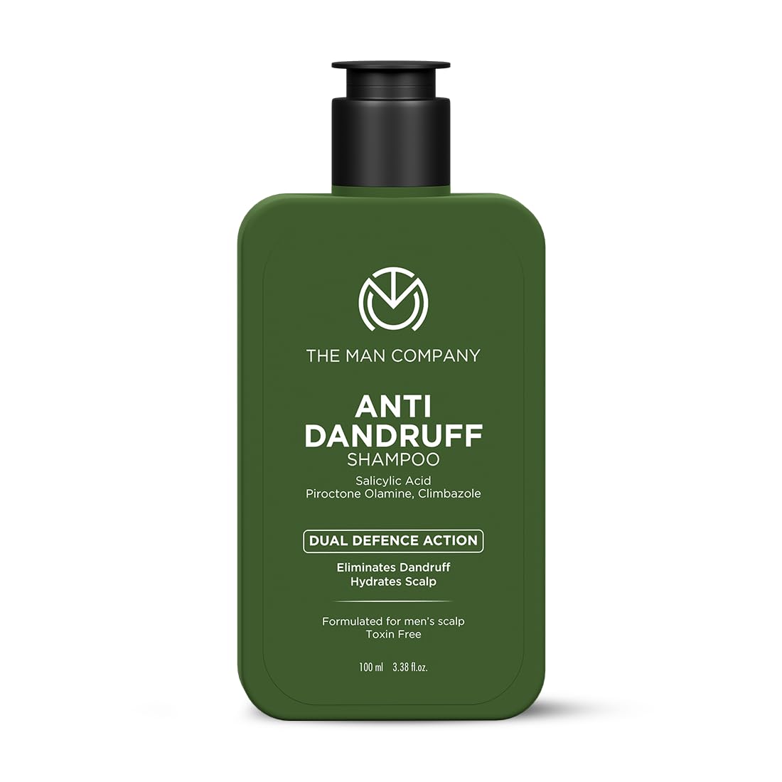 The Man Company AntiDandruff Shampoo With Salicylic Acid For Man| Flake Control From First Wash | Targets Dandruff & Scalp Itch