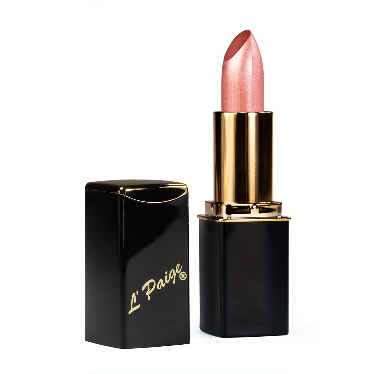 L'Paige L56 - ROSY PEARL Designer Lipstick | Aloe Vera Based, Long-lasting, Moisturizing