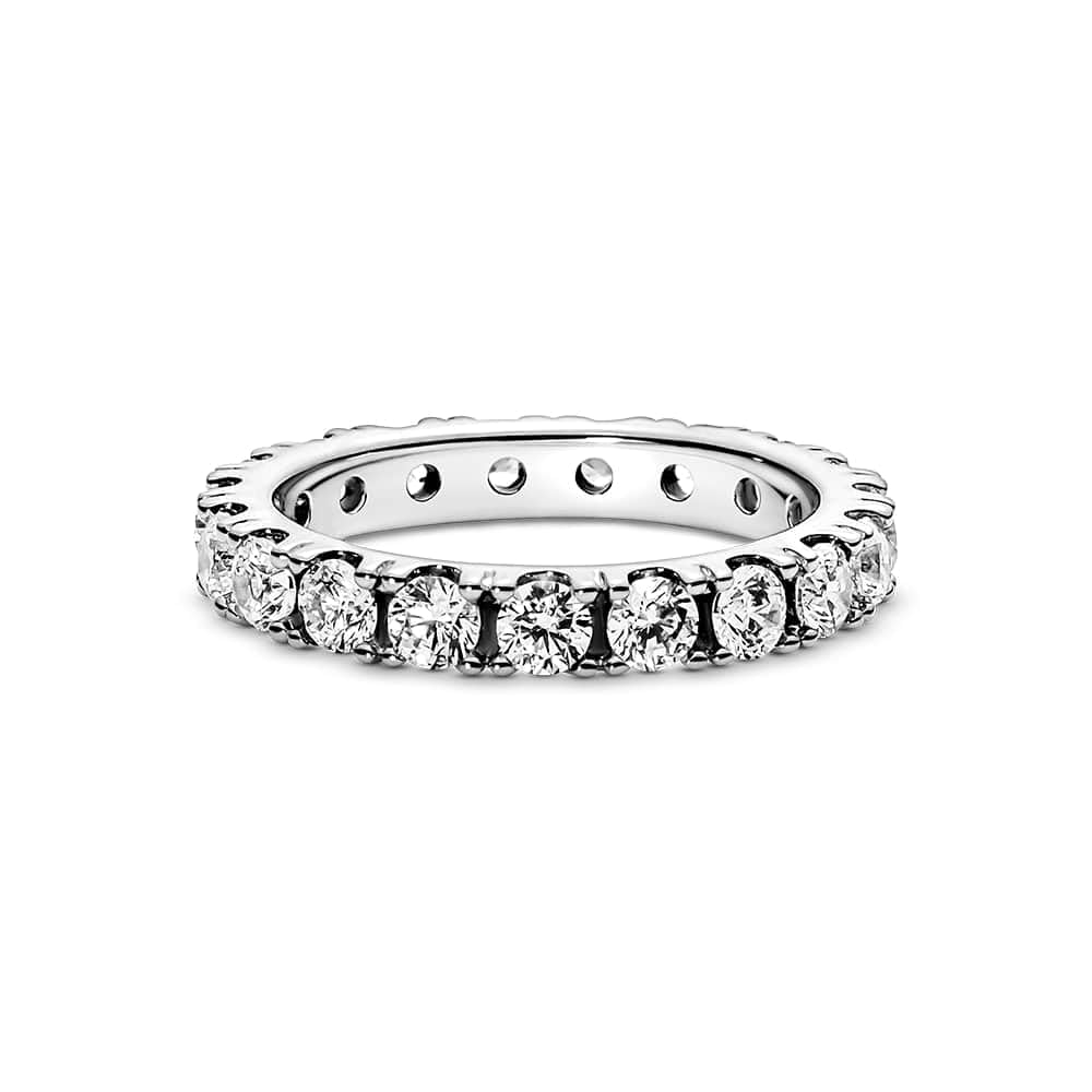 Pandora Ring 190050C02-52 Eternity Brilliant Blue
