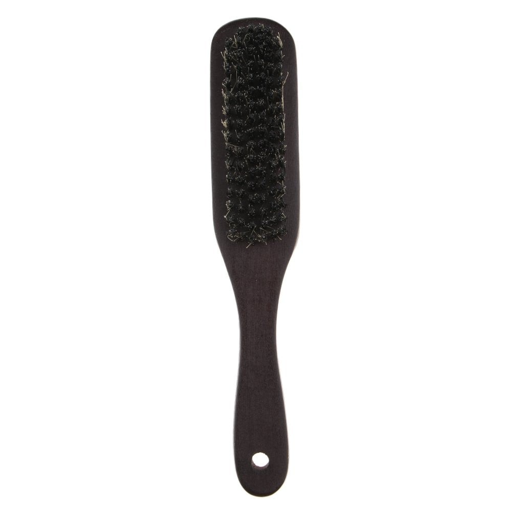 Natural Beard Brush for Men, Exfoliates Skin, for Beard Balms and Oils, Massage, Travel, Wooden Handle, Home Grooming Styling To