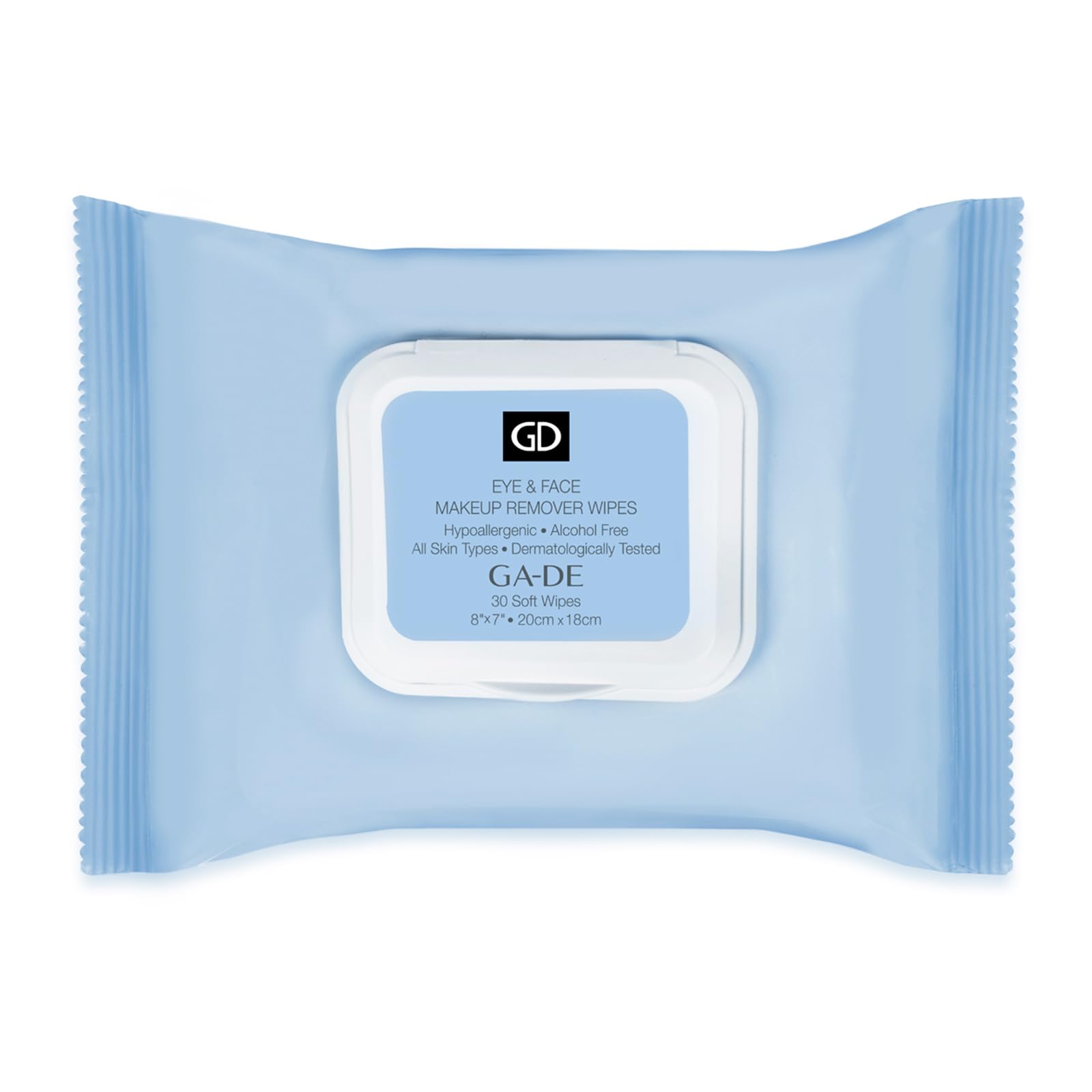 Eye And Face Makeup Remover Wipes By Ga-De For Women - 30 Count Wipes