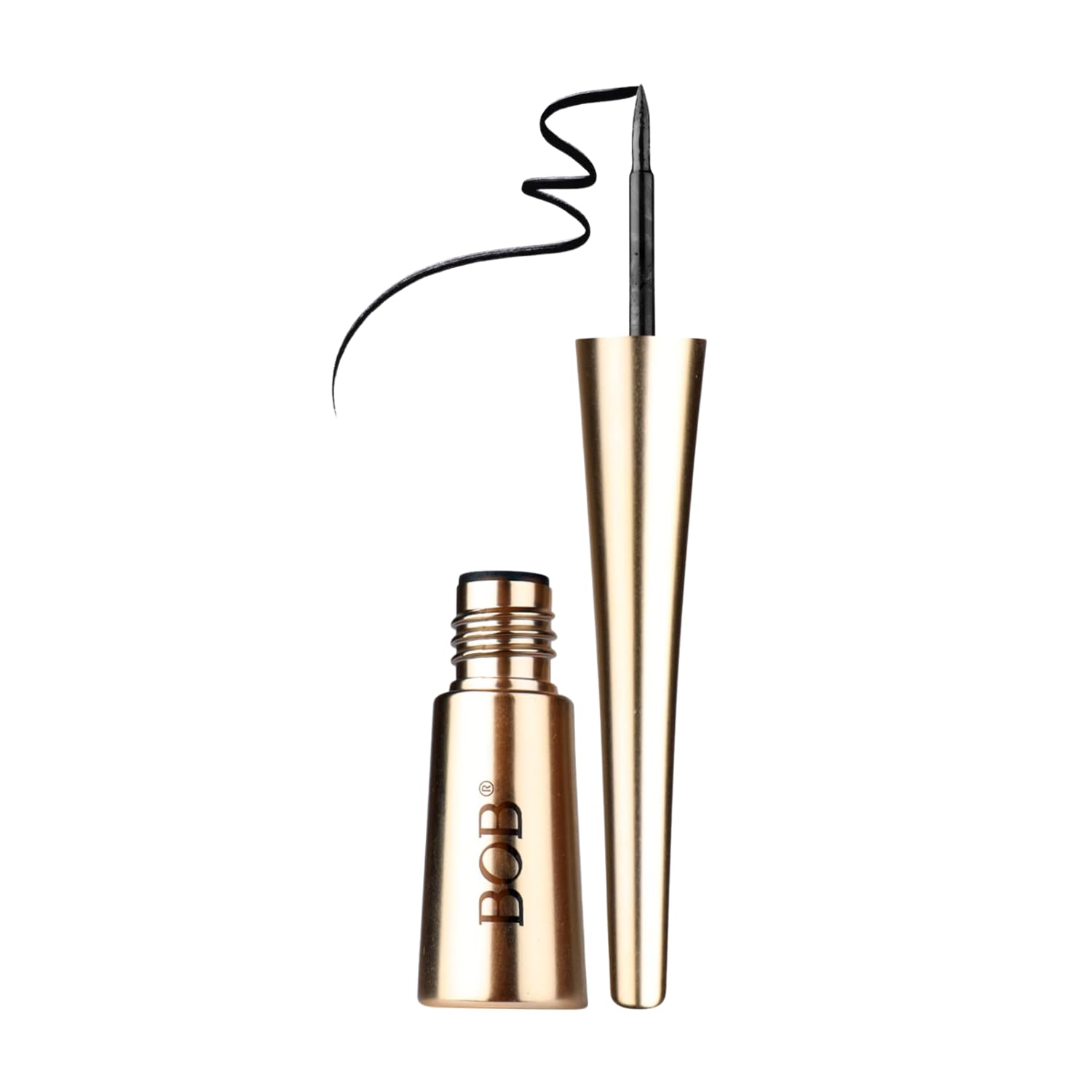 Bob By Fashion Colour So Black Liquid Eyeliner Waterproof 24 Hrs Long Lasting Smudge Proof | Long Lasting Liquid Eyeliner | Smud