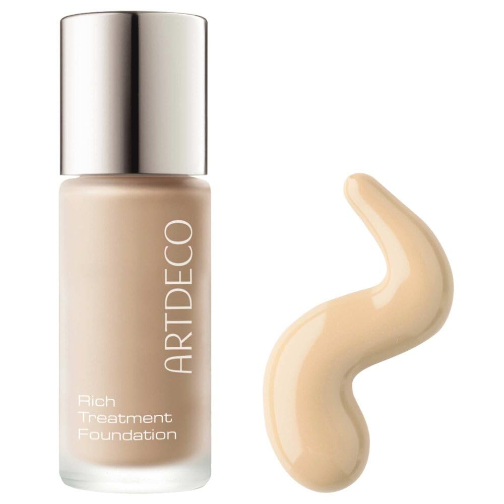 Artdeco Rich Treatment Foundation - Sunny Shell N10 - Conceals Imperfections & Creates Flawless Complexion - Long-Lasting - Even