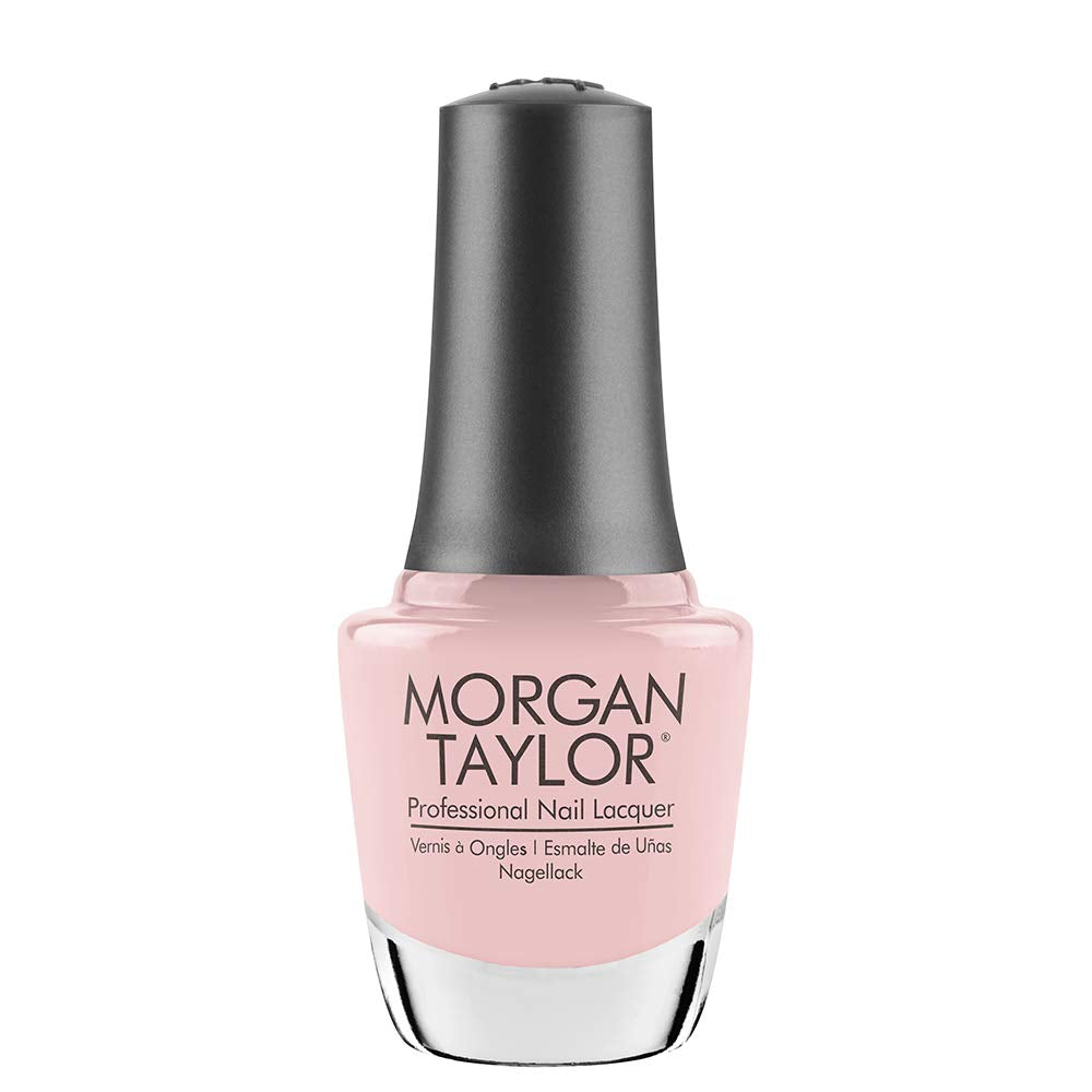 Morgan Taylor Nail Lacquer (Once Upon A Mani) Light Pink Nail Polish, Finger Nail Polish, Long Lasting Nail Polish, Light Pink N