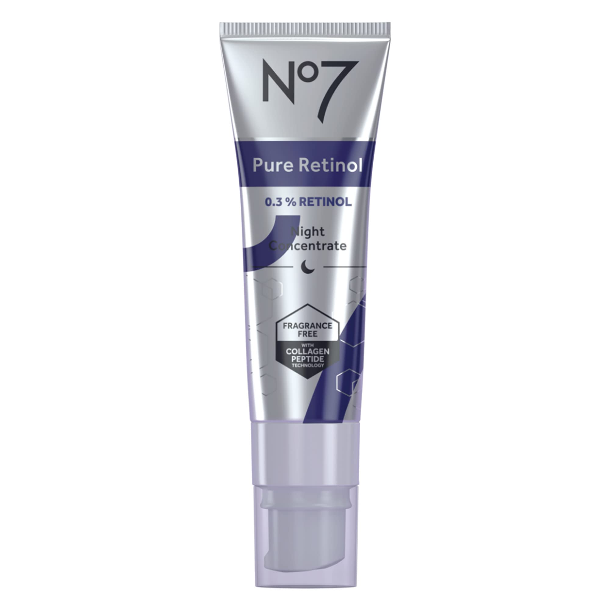 No7 Advanced Retinol Complex Night Concentrate - Slow Release Retinol Serum Complex + Peptide Matrixyl 3000+ Boosted Overnight A