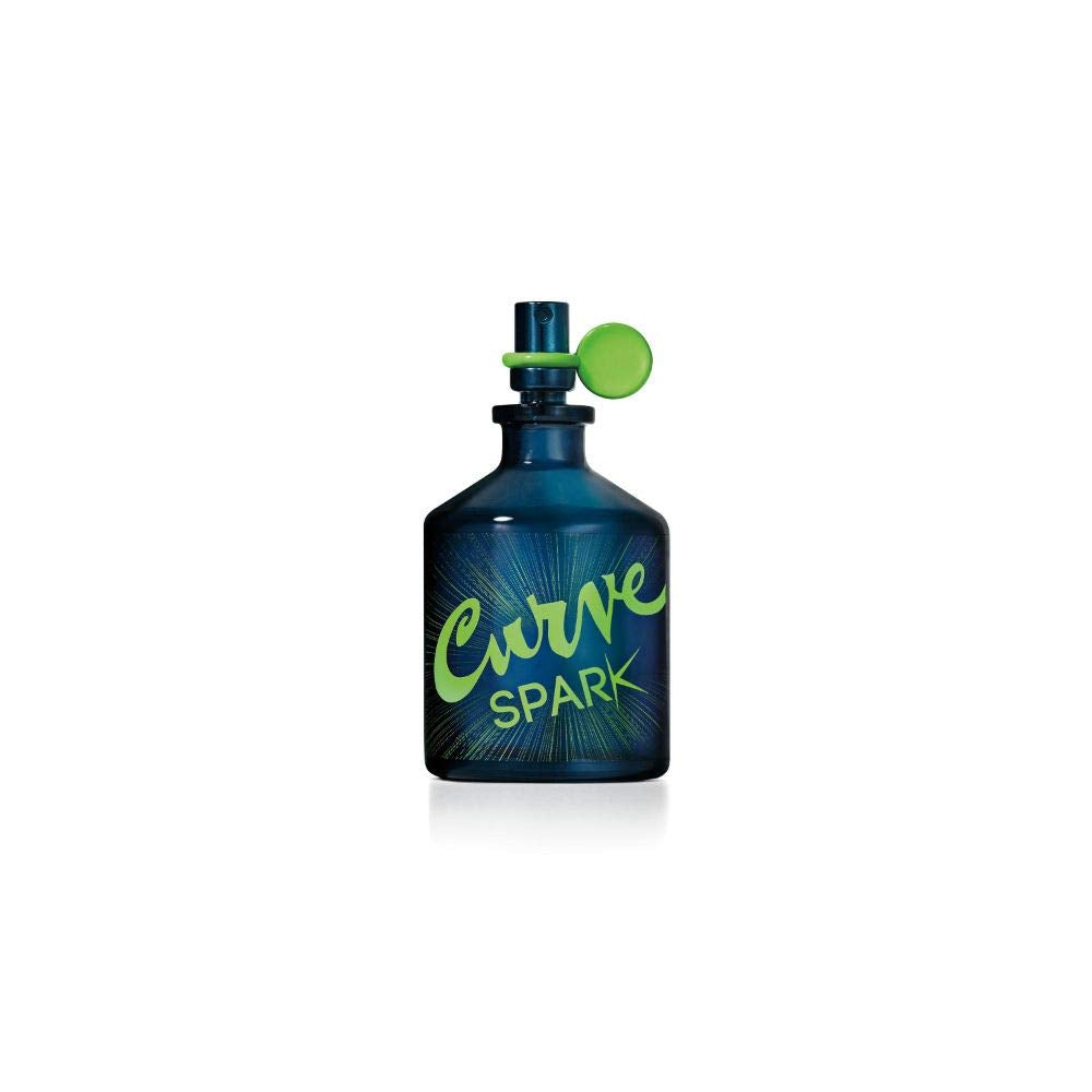 Curve Mens Cologne Fragrance Spray, Casual Cool Day or Night Scent, Curve Spark, 2.5 Fl Oz