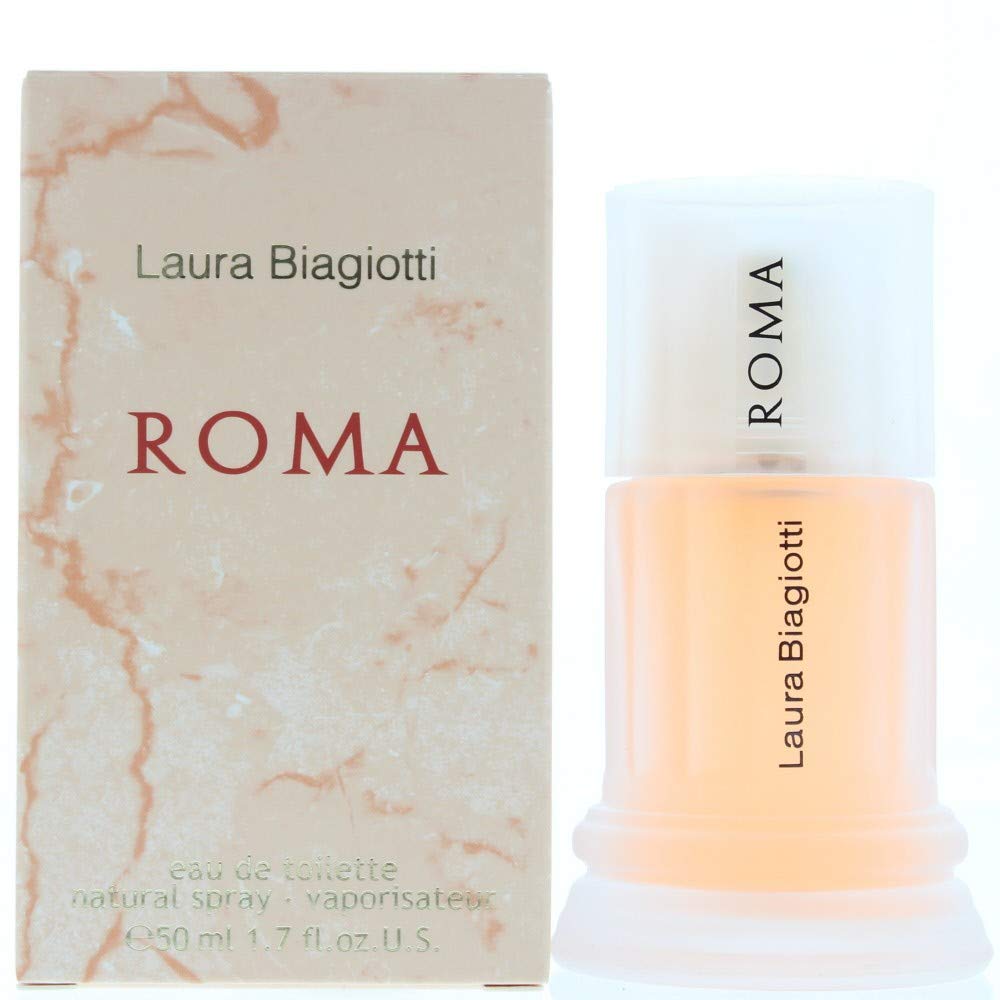 Laura Biagiotti - Roma - Eau De Toilette Spray Perfume For Women - Fusion Of Sweetness & Passion With Notes Of Rose, Jasmine, Be