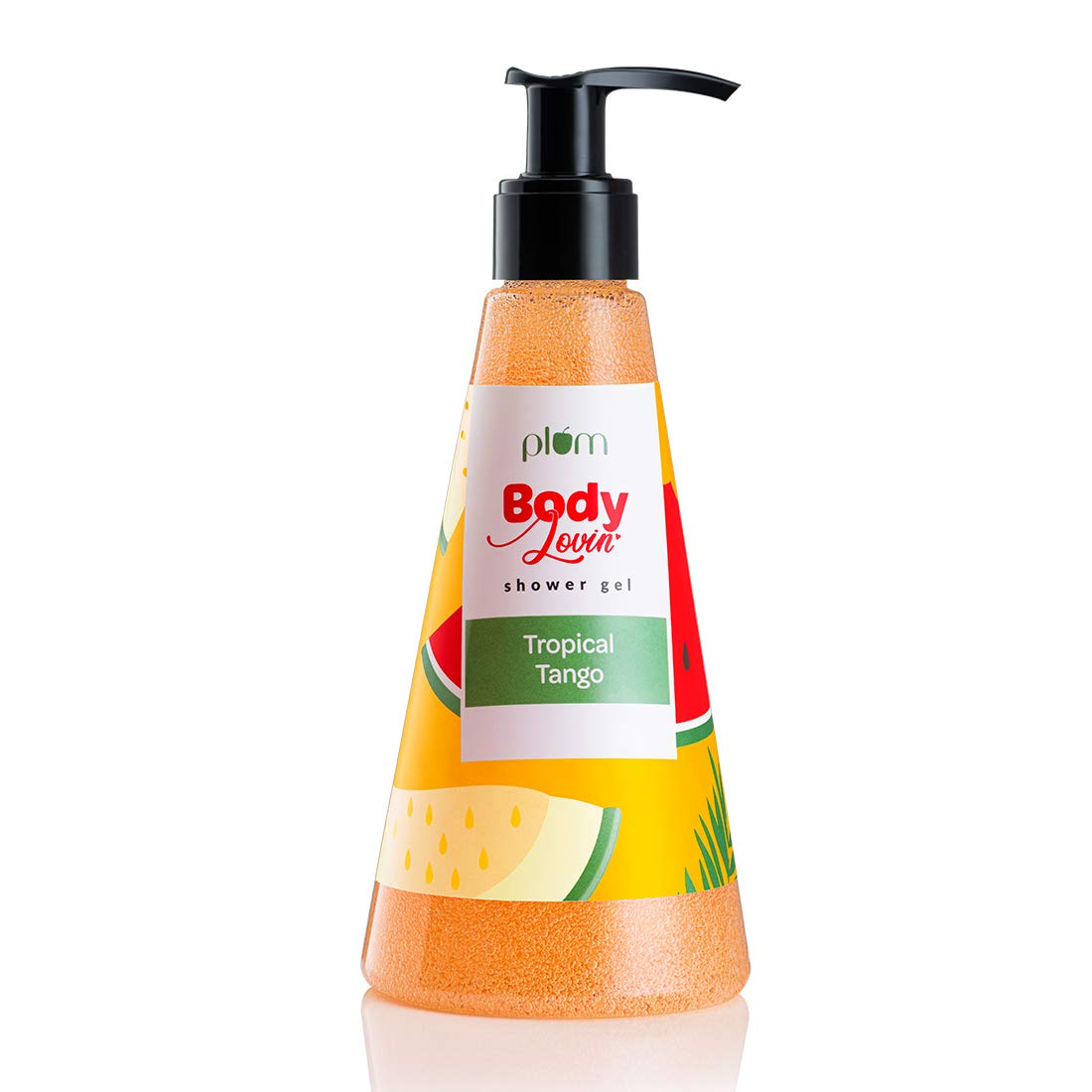 Plum Bodylovin Tropical Tango Shower Gel All Skin Types Fruity Sulphate Paraben Free 100 Vegan. Nondrying Ml, Orange, 240 Milli