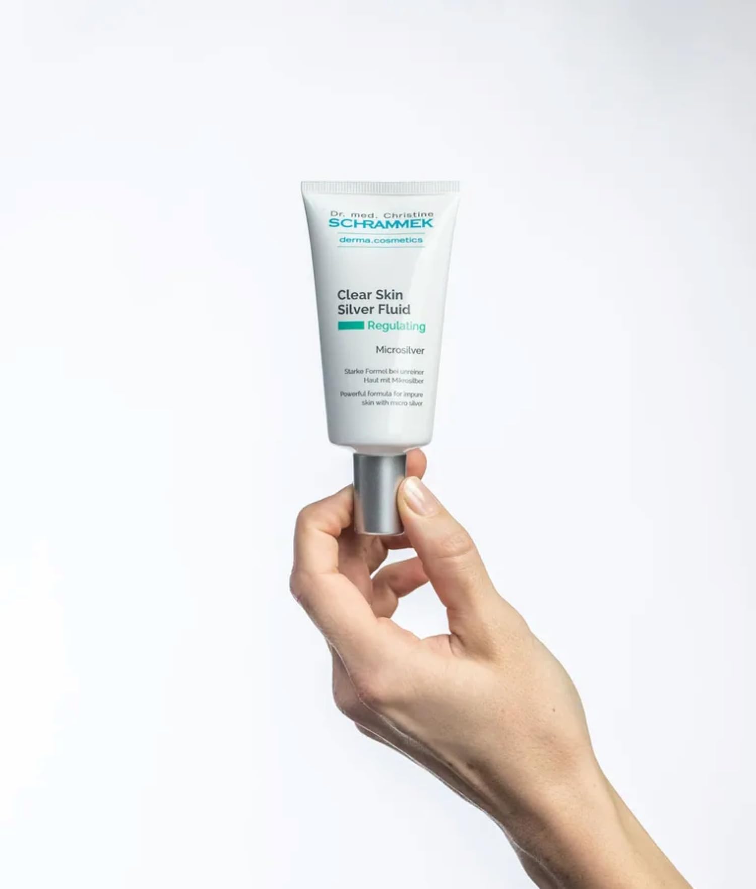 Clear Skin Silver Fluid (1.7 fl oz) - Powerful Formula for Impure Skin with Microsilver - Combats the Key Factors of Impure Skin