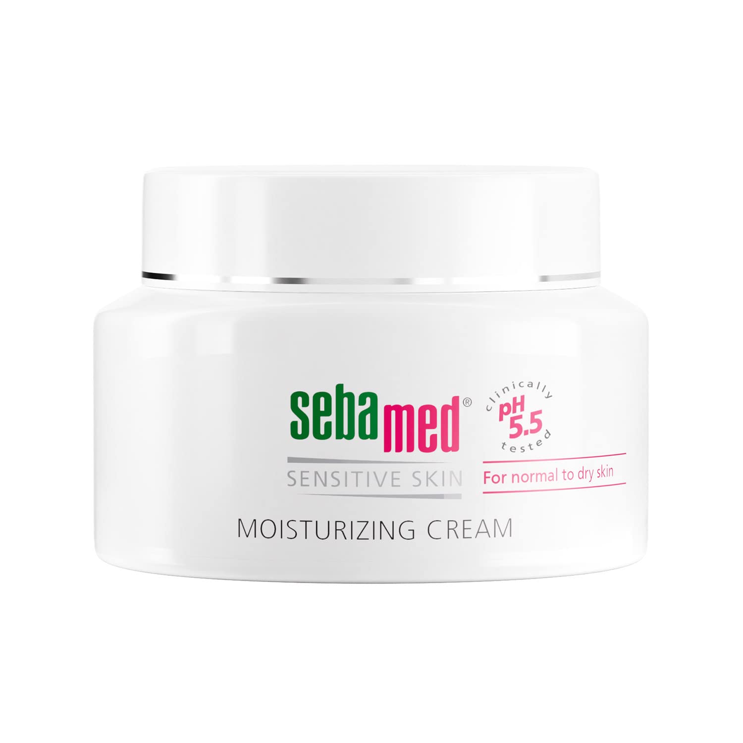 seba med Moisturizing Face Cream for Sensitive Skin pH 5.5 Hypoallergenic Ultra Hydrating with Vitamin E Dermatologist Recommend
