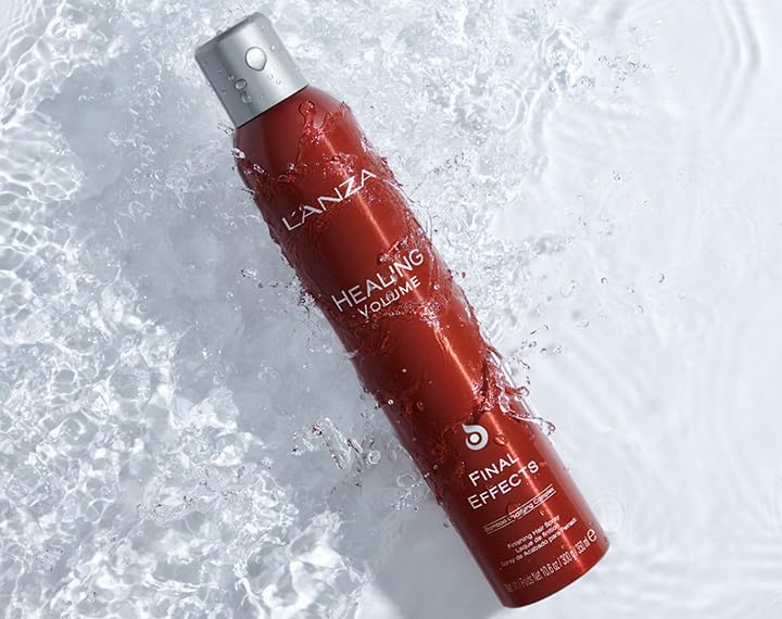 L'Anza Healing Volume Final Effects Hair Spray With Strong Hold Effect, Boosts Shine, Volume, And Thickness For Fine And Flat Ha