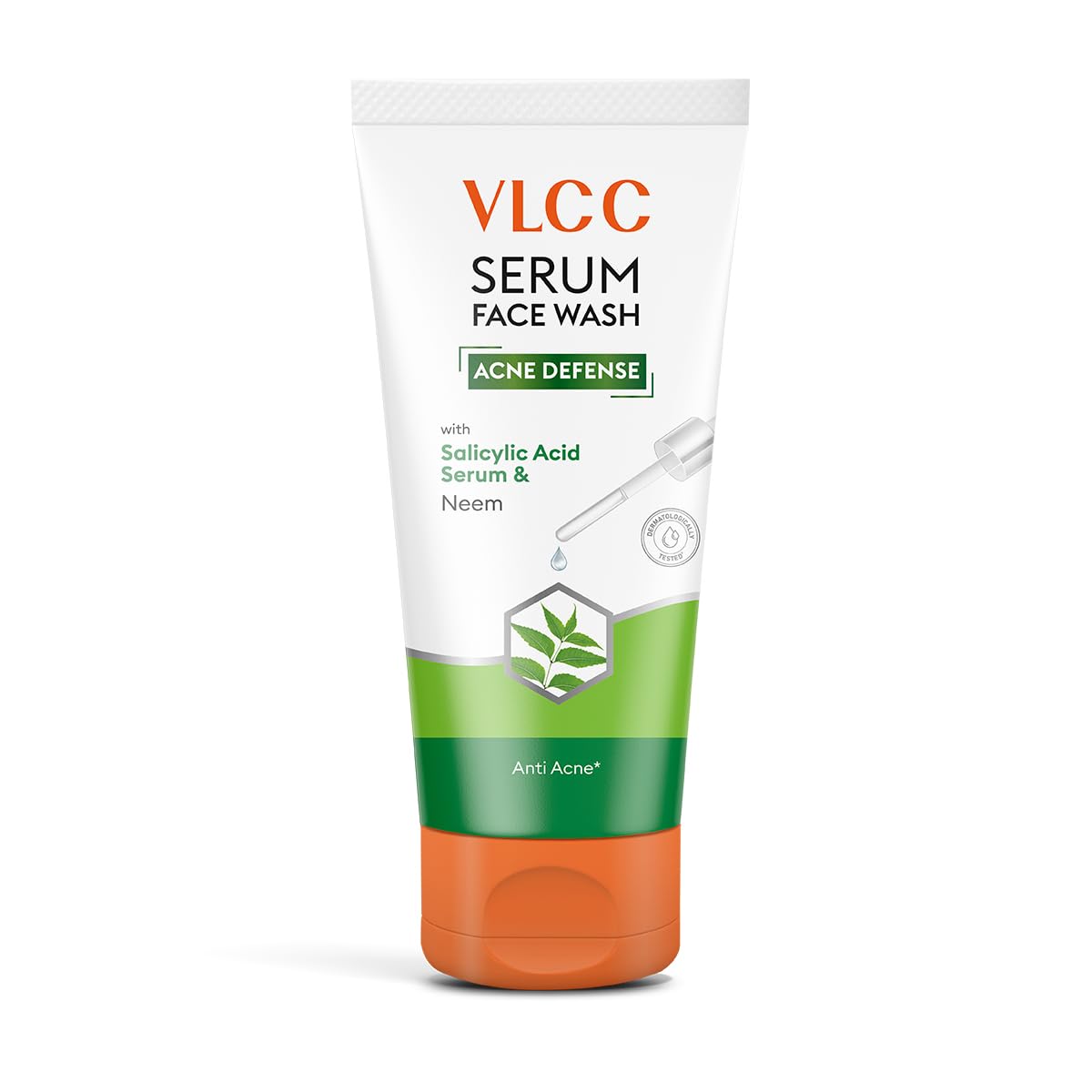Vlcc Serum Facewash  100Ml | With Salicylic Acid Serum To Unclog Pores & Neem To Prevent Acne | Dermatologically Tested | Kills