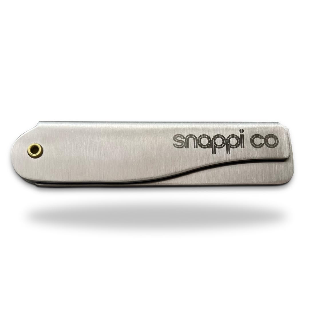 Snappi Co Metal Folding Beard Comb | 304 Stainless Steel Pocket Comb For Men For Beard Grooming, Hair Styling & Moustache Care |
