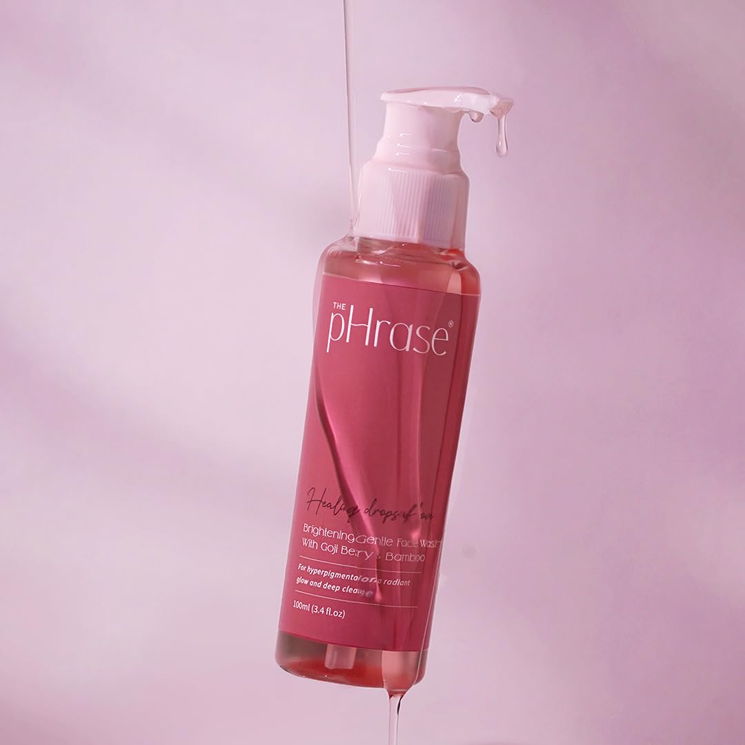 The Phrase 100Ml Unisex Brightening Face Wash With 10% Niacinamide, Goji Berry & Bamboo For Hyperpigmentation & Dark Spots | Rem