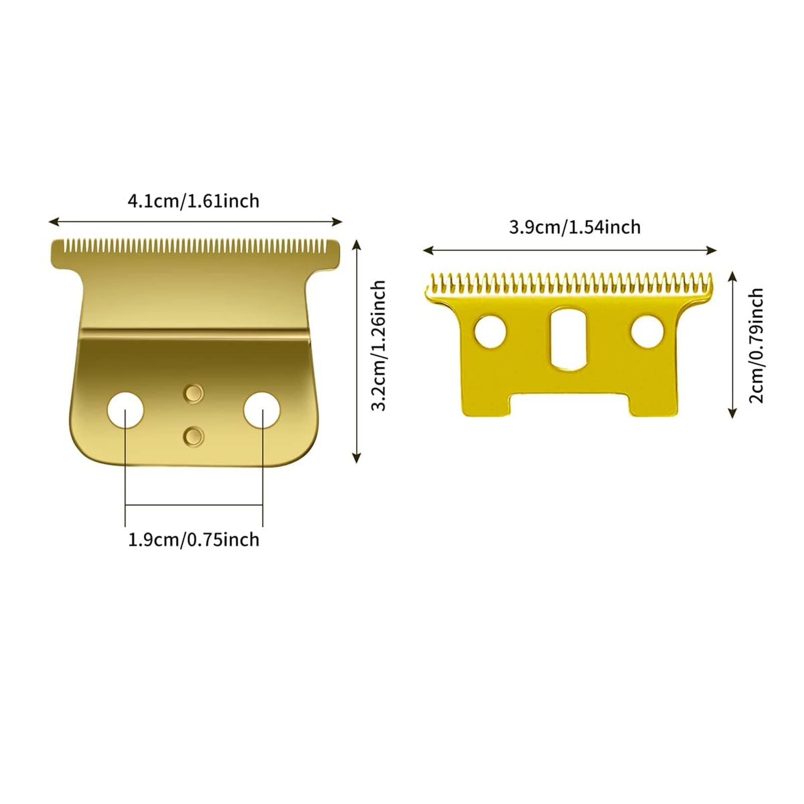Replacement Blades Compatible With Andis T Outliners Gtx,Suitable For Hair Clippers Model #04710/04521