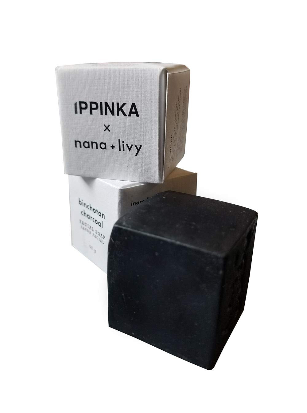 IPPINKA Japanese Binchotan Charcoal Facial Soap