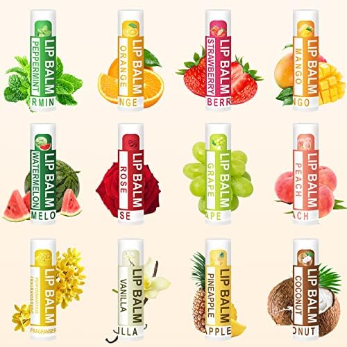 Dmsky 120 Pack Lip Balm, Natural Lip Balm Bulk With Vitamin E And Coconut Oil, Moisturizing Lip Balm For Dry Cracked Lips, Lip B