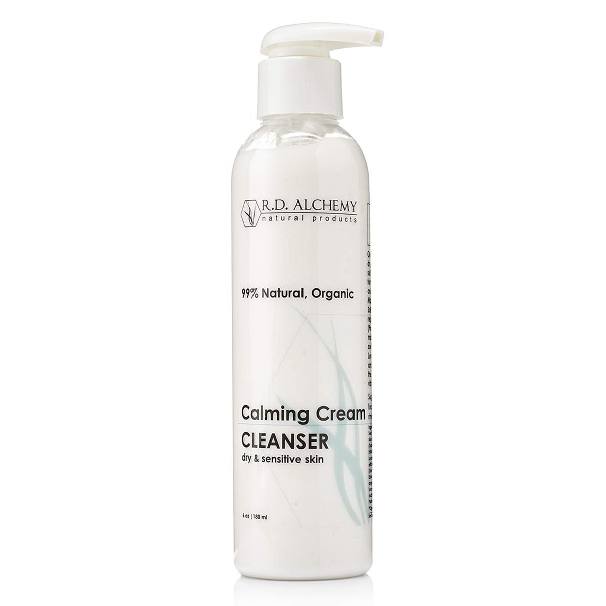 RD Alchemy - 100% Natural & Organic Calming Cream Cleanser. Sulfate Free Face Wash for Dry, Sensitive Skin - Soothing while Clea