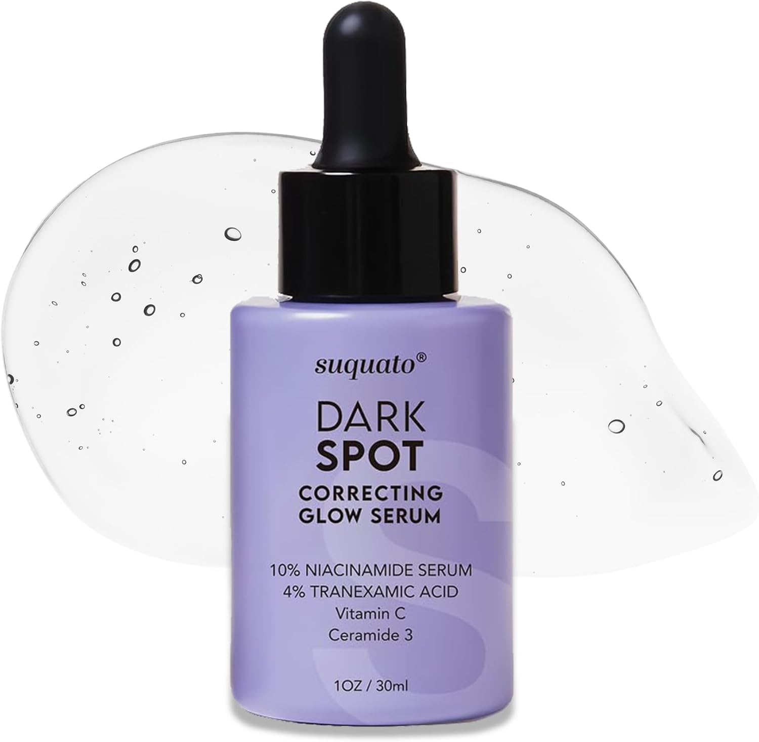 suquato Dark Spot Remover Serum  For Face Hyperpigmentation & Melasma Care  Brightening & Dark Spot Correcting Glow with Trane