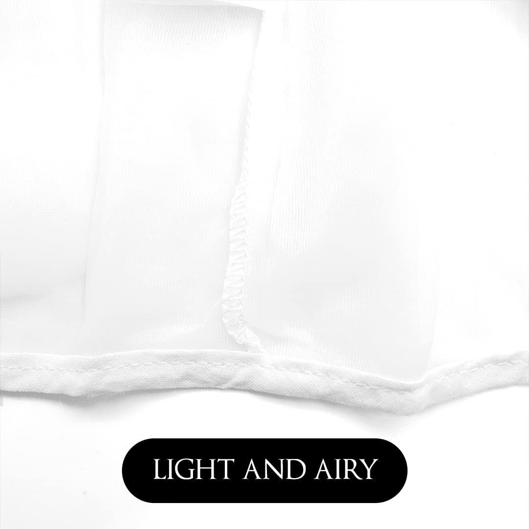 Betty Dain Makeup Protector Hood, Nylon Chiffon, Machine Washable, White, 1 Count, Model 51